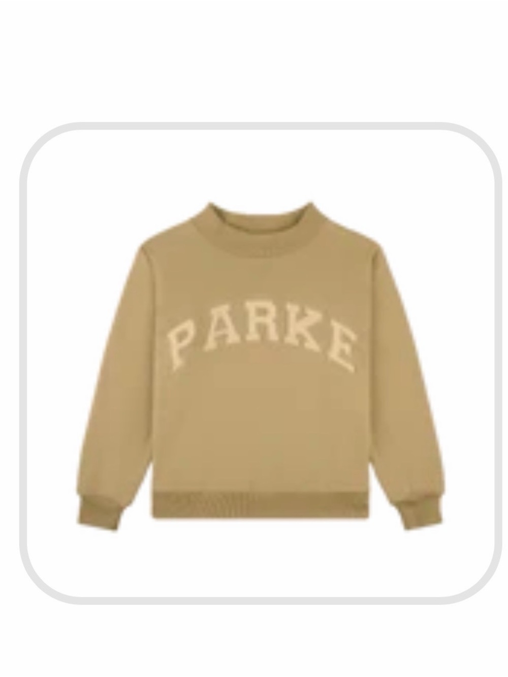 Parke Monochrome Beige Sweatshirt